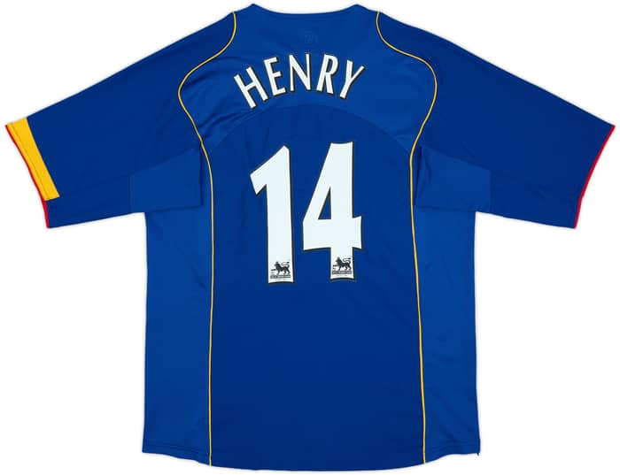 2004-06 Arsenal Away Shirt Henry #14 - 8/10 - (M)