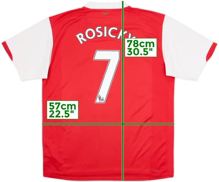 2006-08 Arsenal Home Shirt Rosicky #7 - 5/10 - (L)