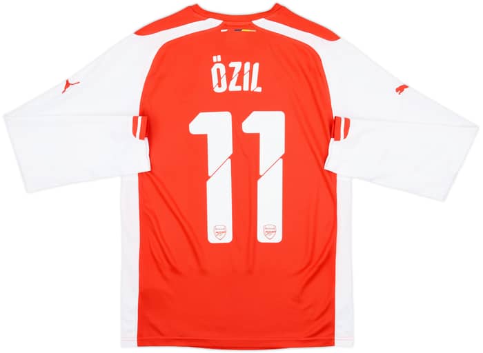 2014-15 Arsenal Home L/S Shirt Ozil #11 - 10/10 - (S)
