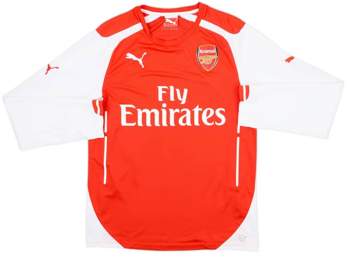 2014-15 Arsenal Home L/S Shirt Ozil #11 - 10/10 - (S)
