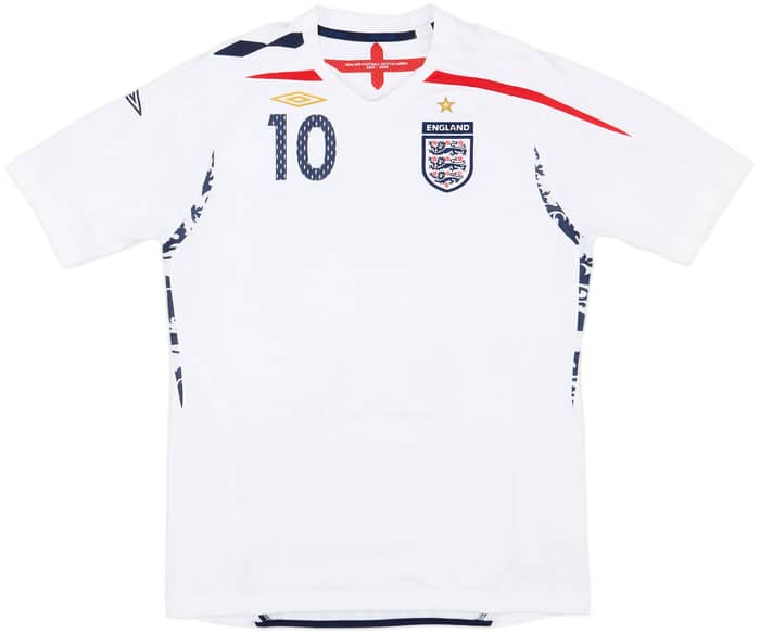 2007-09 England Home Shirt Owen #10 - 6/10 - (XL.Boys)