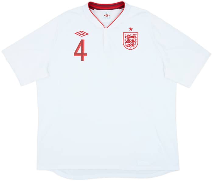 2012-13 England Home Shirt Gerrard #4 - 8/10 - (3XL)