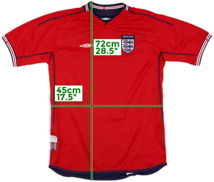 2002-04 England Away Shirt - 10/10 - (L.Boys)