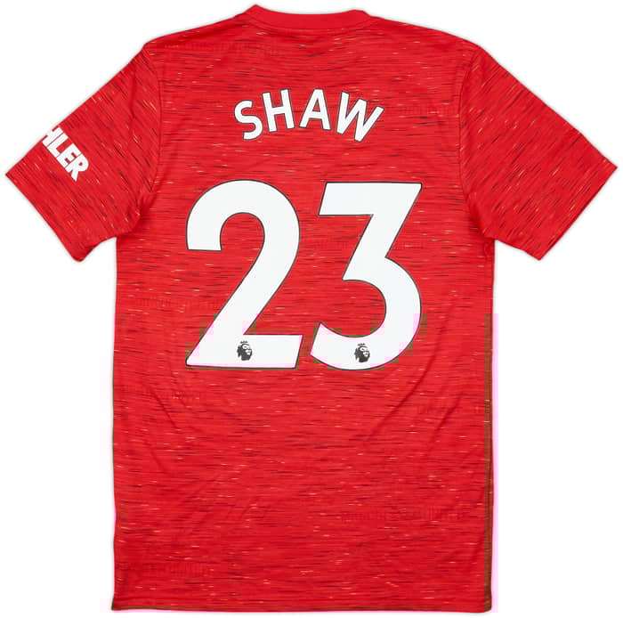 2020-21 Manchester United Home Shirt Shaw #23 - 7/10 - (S)