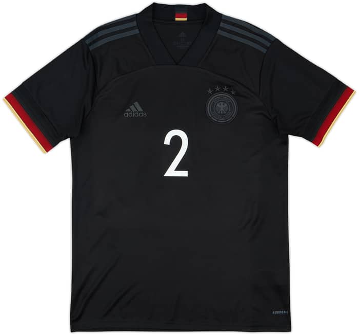 Camiseta de visitante de Alemania 2020-21 Rudiger #2 - 10/10 - (M)