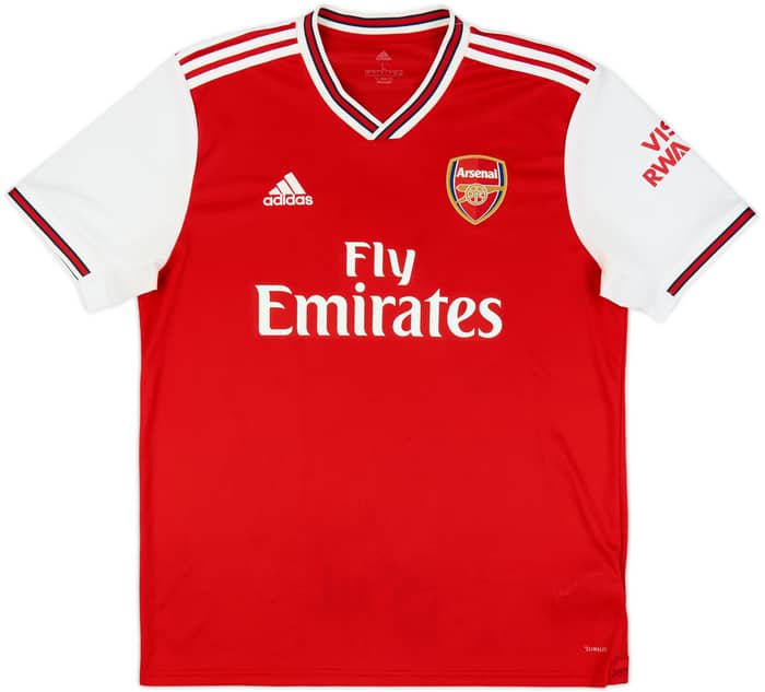2019-20 Arsenal Home Shirt Saka #77 - 9/10 - (L)