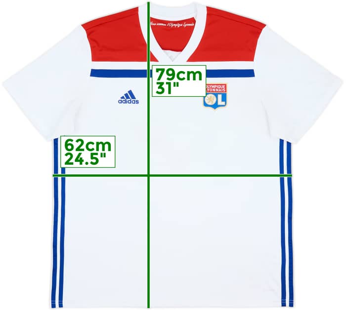 2018-19 Lyon Home Shirt - 6/10 - (M)
