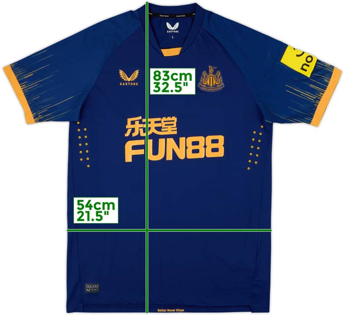 2022-23 Newcastle Player Issue Away Shirt - 9/10 - (L)