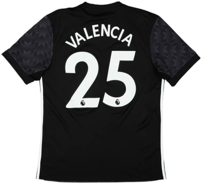 2017-18 Manchester United Away Shirt Valencia #25 - 8/10 - (M)