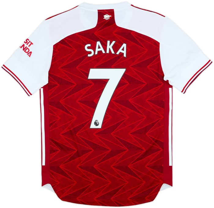 2020-21 Arsenal Authentic Home Shirt Saka #7 (M)