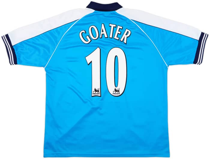 1999-01 Manchester City Home Shirt Goater #10 - 8/10 - (XL)