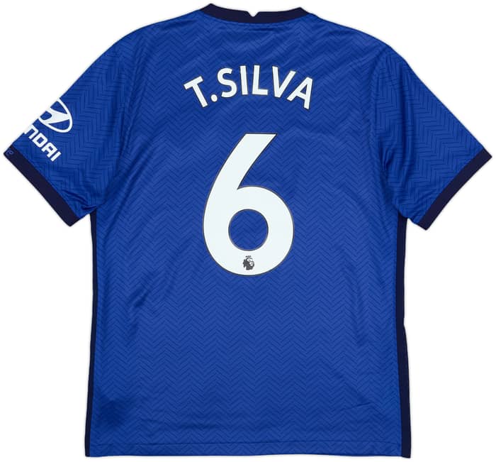 2020-21 Chelsea Home Shirt T.Silva #6 - 6/10 - (M)