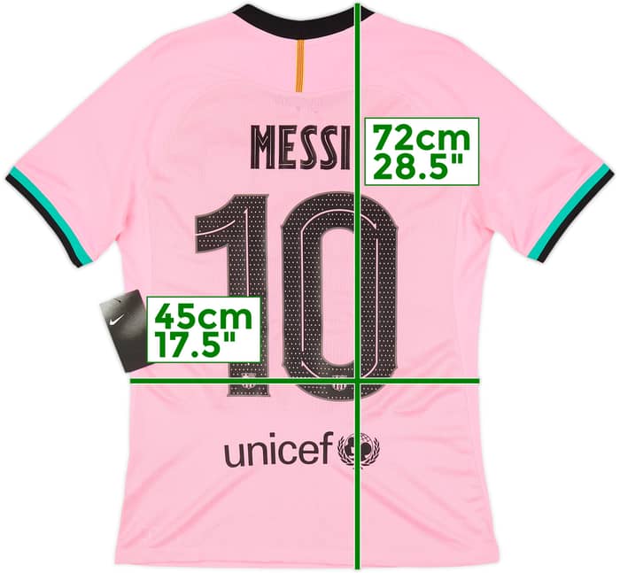 2020-21 Barcelona Player Issue Third Shirt Messi #10 (M)