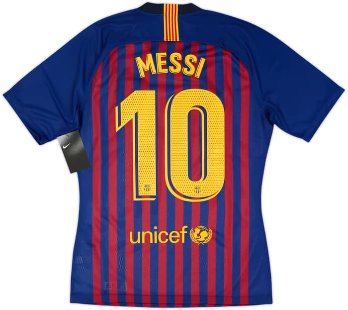 2018-19 Barcelona Player Issue Home Shirt Messi #10 (M)