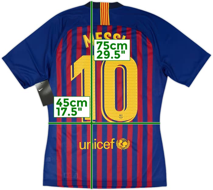 2018-19 Barcelona Player Issue Home Shirt Messi #10 (M)
