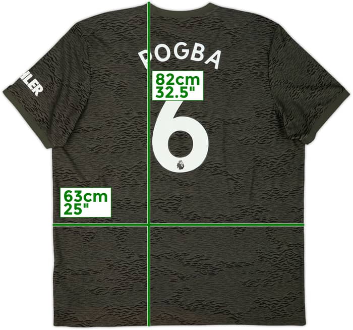 2020-21 Manchester United Away Shirt Pogba #6 - 10/10 - (XXL)