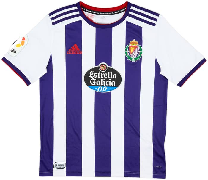 2019-20 Real Valladolid Home Shirt - 10/10 - (L.Boys)