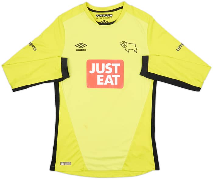 2016-17 Derby County GK Shirt - 7/10 - (S)