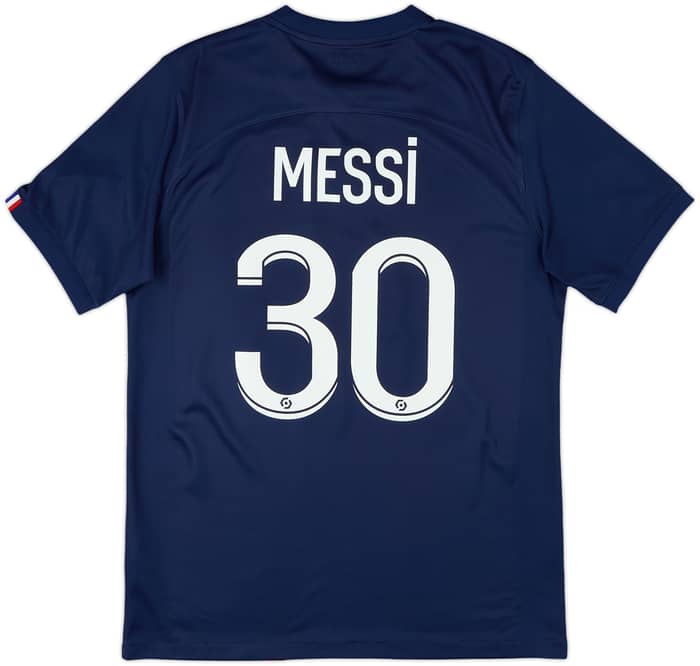 2022-23 Paris Saint-Germain Home Shirt Messi #30 - 6/10 - (M)