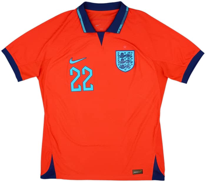 2022-23 England Authentic Away Shirt Bellingham #22 - 9/10 - (L)