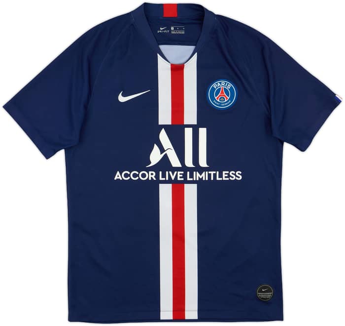 2019-20 Paris Saint-Germain Home Shirt Mbappe #7 - 7/10 - (M)