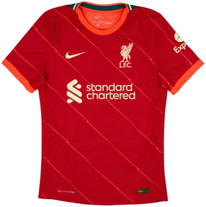 2021-22 Liverpool Authentic Home Shirt M.Salah #11 - 10/10 - (S)
