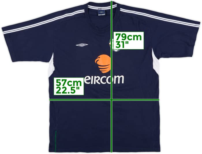 2004-06 Ireland Umbro Cotton Tee - 8/10 - (XL)