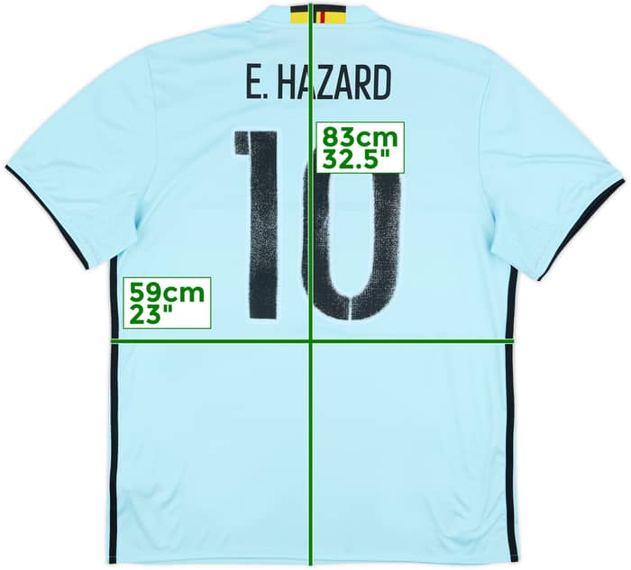 2016-17 Belgium Away Shirt Hazard #10 - 10/10 - (XL)