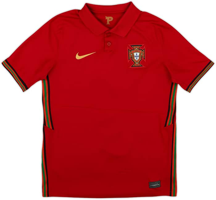 2020-21 Portugal Home Shirt Ronaldo #7 - 3/10 - (L.Boys)