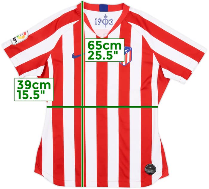 2019-20 Atletico Madrid Home Shirt - 6/10 - (Women's M)