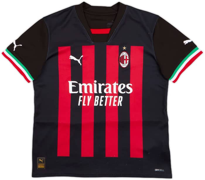 2022-23 AC Milan Home Shirt - 8/10 - (M.Boys)