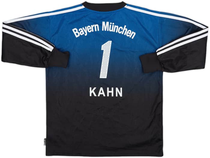 2002-03 Bayern Munich GK Shirt Kahn #1 - 6/10 - (L.Boys)