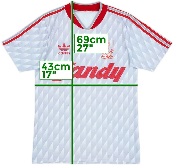 1989-91 Liverpool Away Shirt - 5/10 - (S)