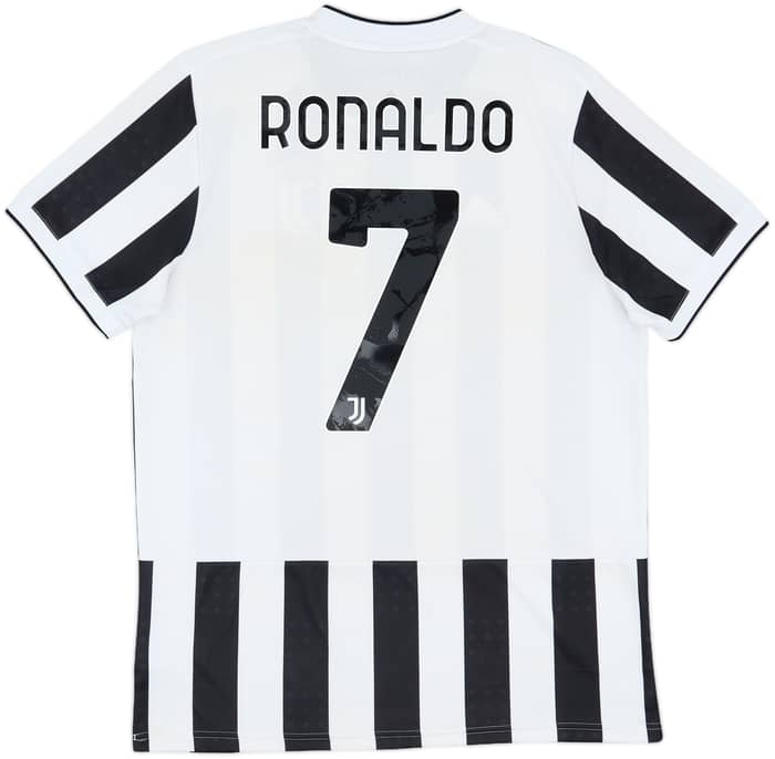 2021-22 Juventus Home Shirt Ronaldo #7 - 6/10 - (L)