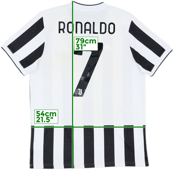 2021-22 Juventus Home Shirt Ronaldo #7 - 6/10 - (L)