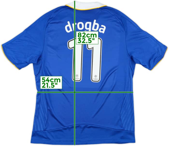 2008-09 Chelsea Home Shirt Drogba #11 - 8/10 - (L)