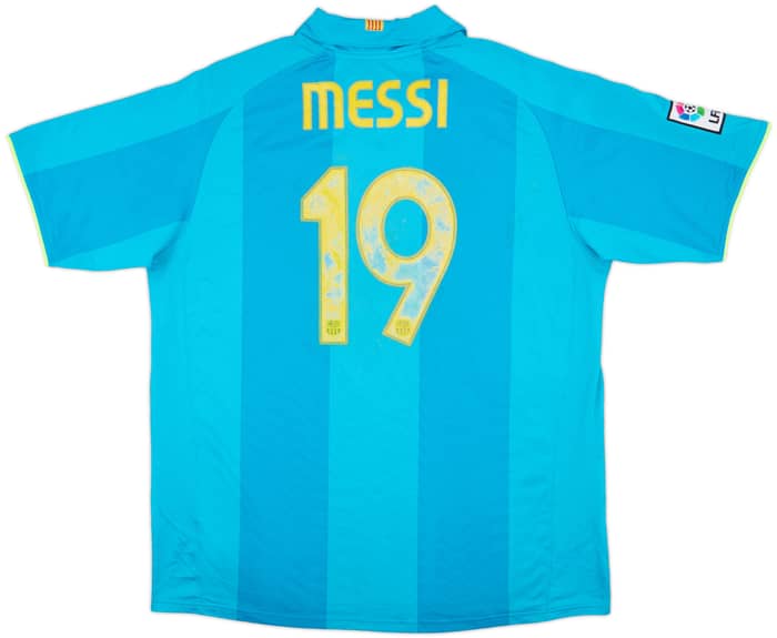 2007-09 Barcelona Away Shirt Messi #19 - 5/10 - (XXL)