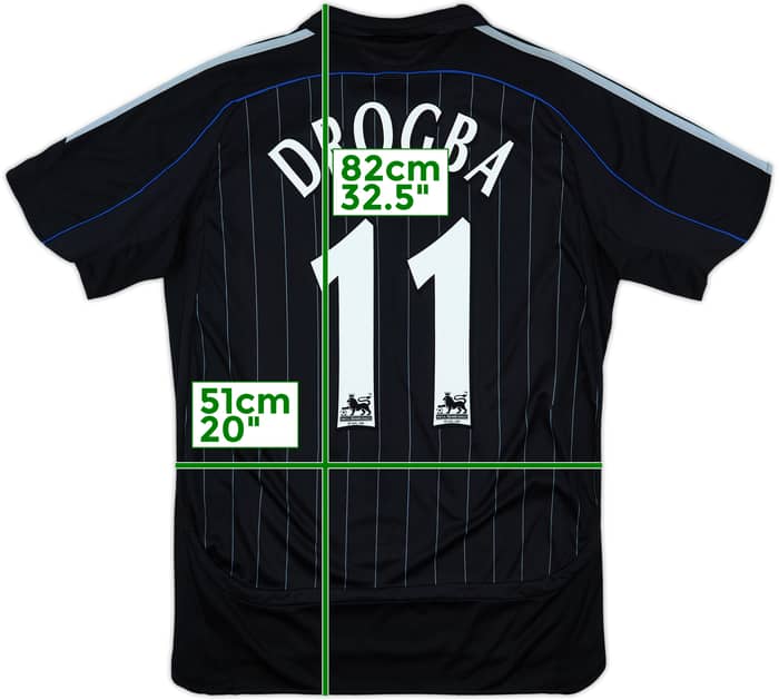 2006-07 Chelsea Third Shirt Drogba #11 - 7/10 - (M)