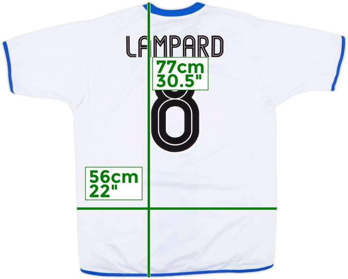 2003-05 Chelsea Away Shirt Lampard #8 - 7/10 - (L)