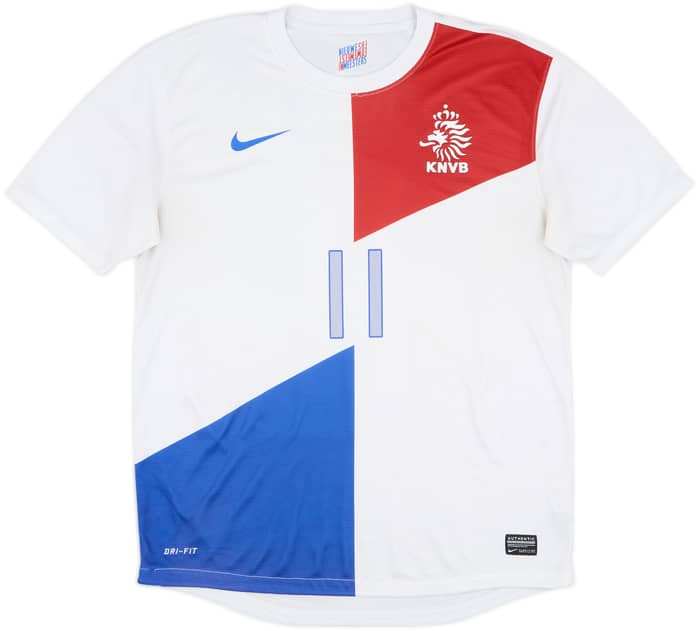 2013-14 Netherlands Away Shirt Robben #11 - 6/10 - (M)