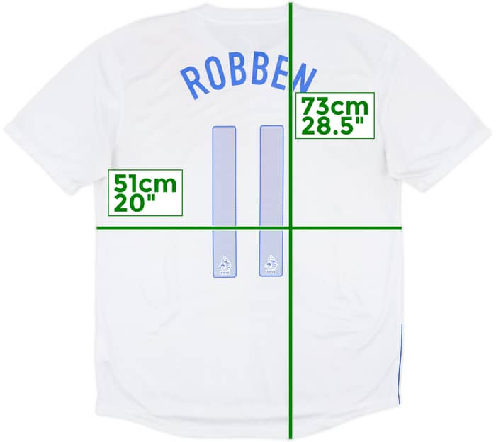 2013-14 Netherlands Away Shirt Robben #11 - 6/10 - (M)