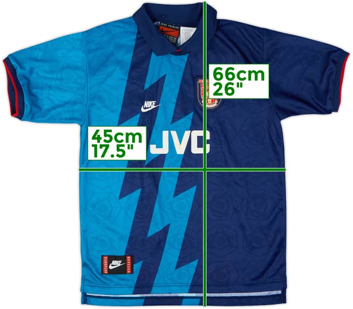1995-96 Arsenal Away Shirt - 9/10 - (L.Boys)