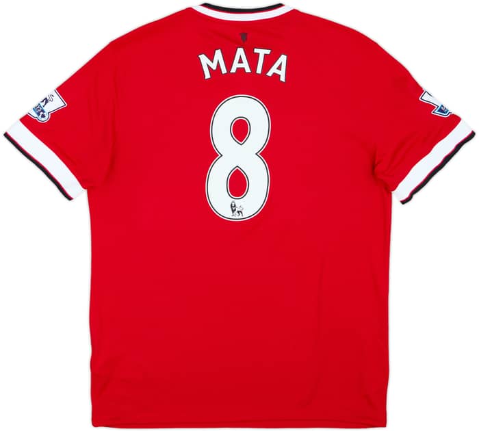 2014-15 Manchester United Home Shirt Mata #8 - 8/10 - (L)