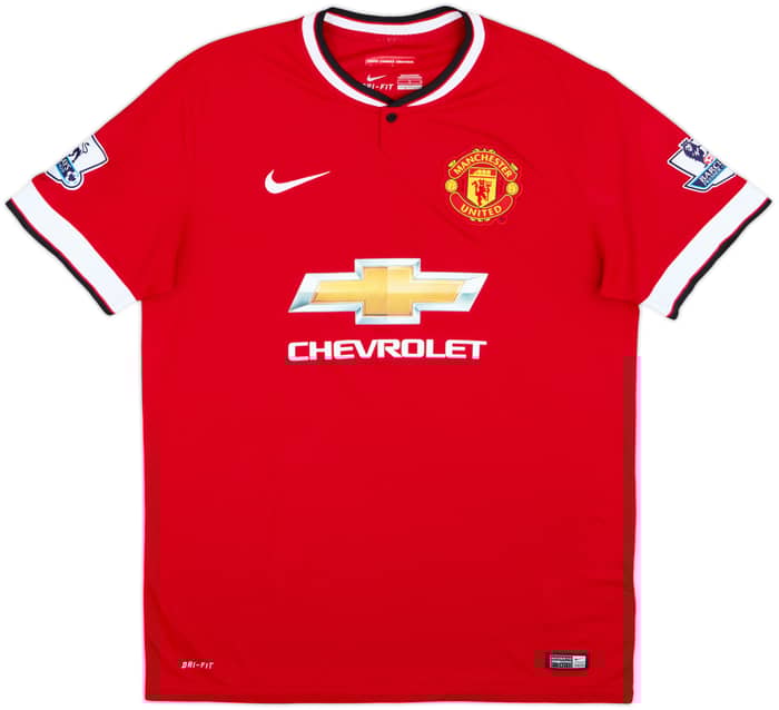 2014-15 Manchester United Home Shirt Mata #8 - 8/10 - (L)