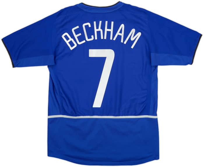 2002-03 Manchester United Third Shirt Beckham #7 - 9/10 - (XL.Boys)
