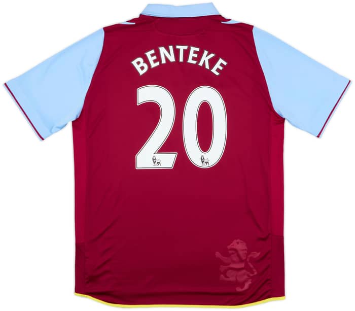 2012-13 Aston Villa Home Shirt Benteke #20 - 8/10 - (XL)