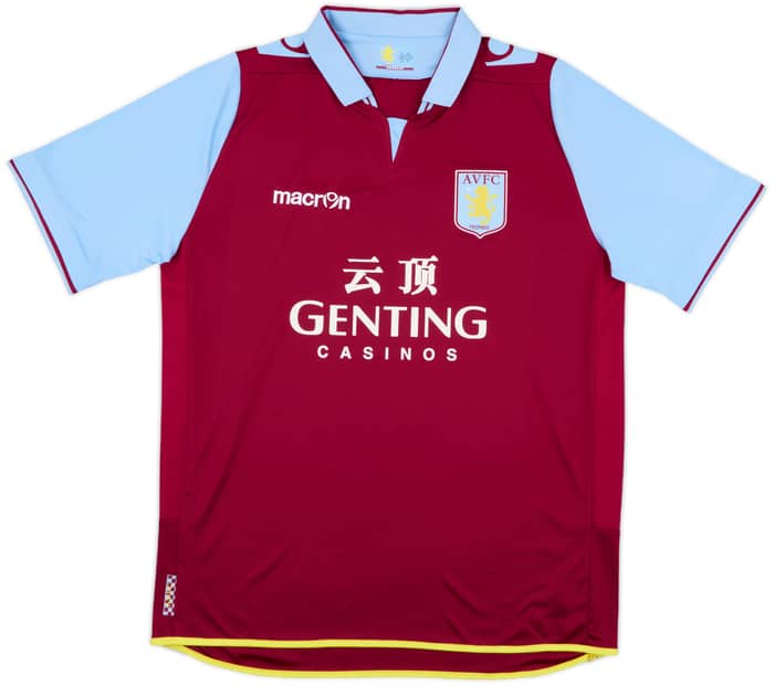 2012-13 Aston Villa Home Shirt Benteke #20 - 8/10 - (XL)