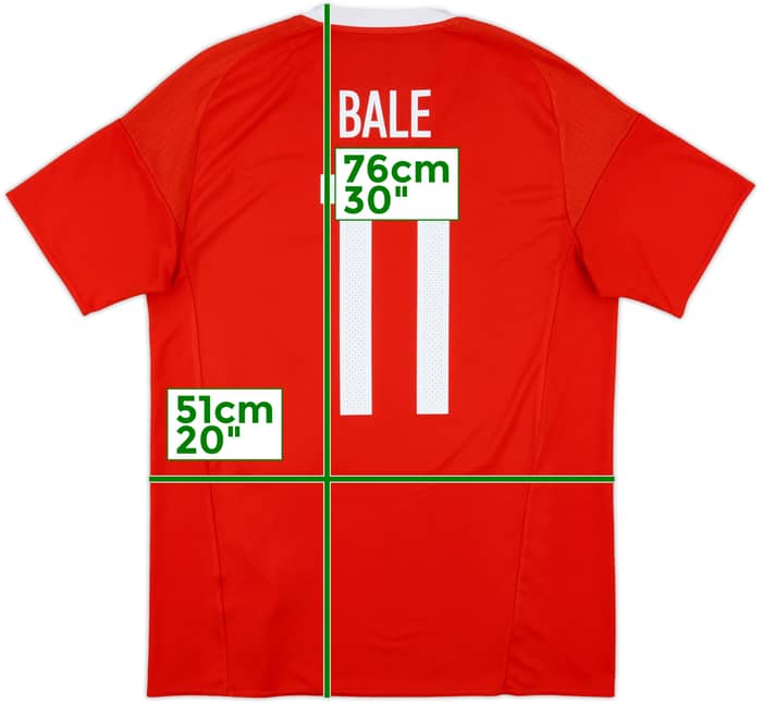 2016-17 Wales Home Shirt Bale #11 - 9/10 - (M)