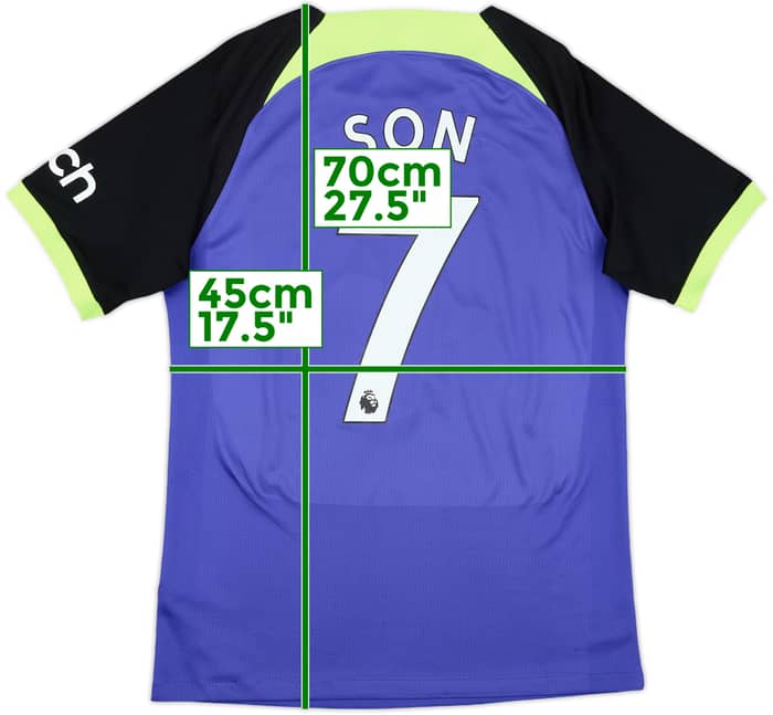 2022-23 Tottenham Away Shirt Son #7 - 8/10 - (S)