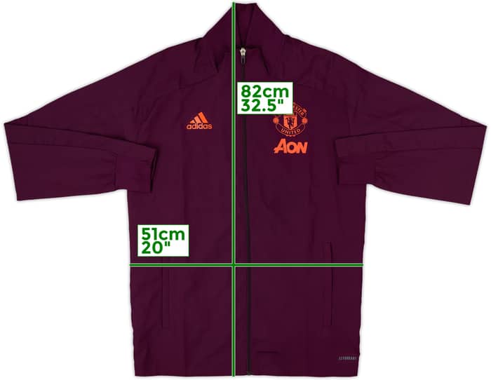 2020-21 Manchester United adidas Track Jacket - 10/10 - (S)